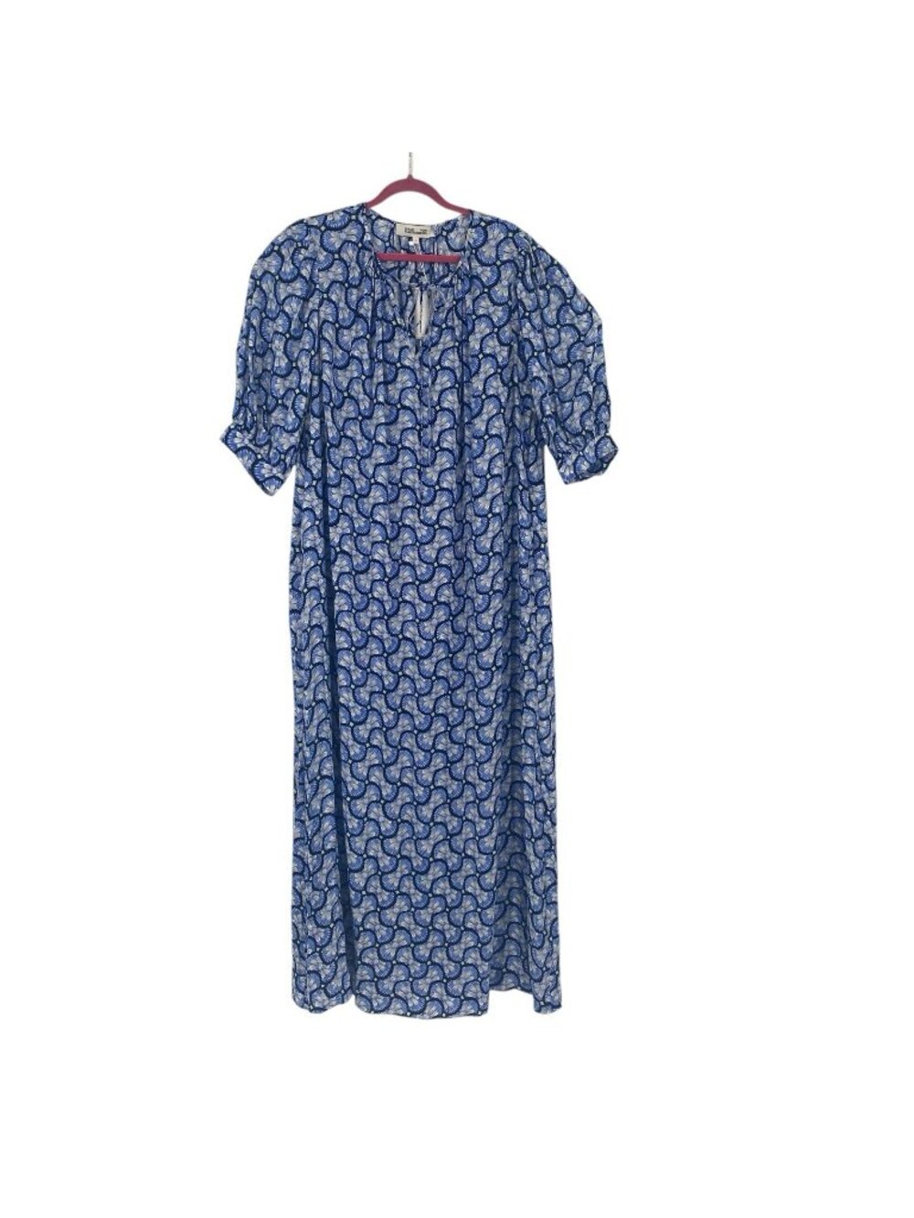 Diane Von Furstenberg Womens Size XL Drogo Shift Maxi Dress Daisy Geo Resort